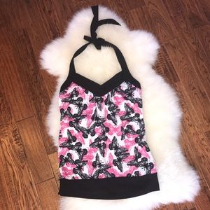 Butterfly summer halter top